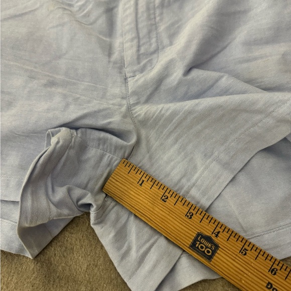 Polo Ralph Lauren Cotton Oxford Chino Short Shorts Preppy Women's Light Blue 10 - Picture 10 of 12